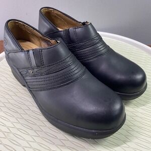 Ariat Womens Leather Work Shoes Steel Toe Safety Clogs Slip&Oil Resistant Sz.9.5